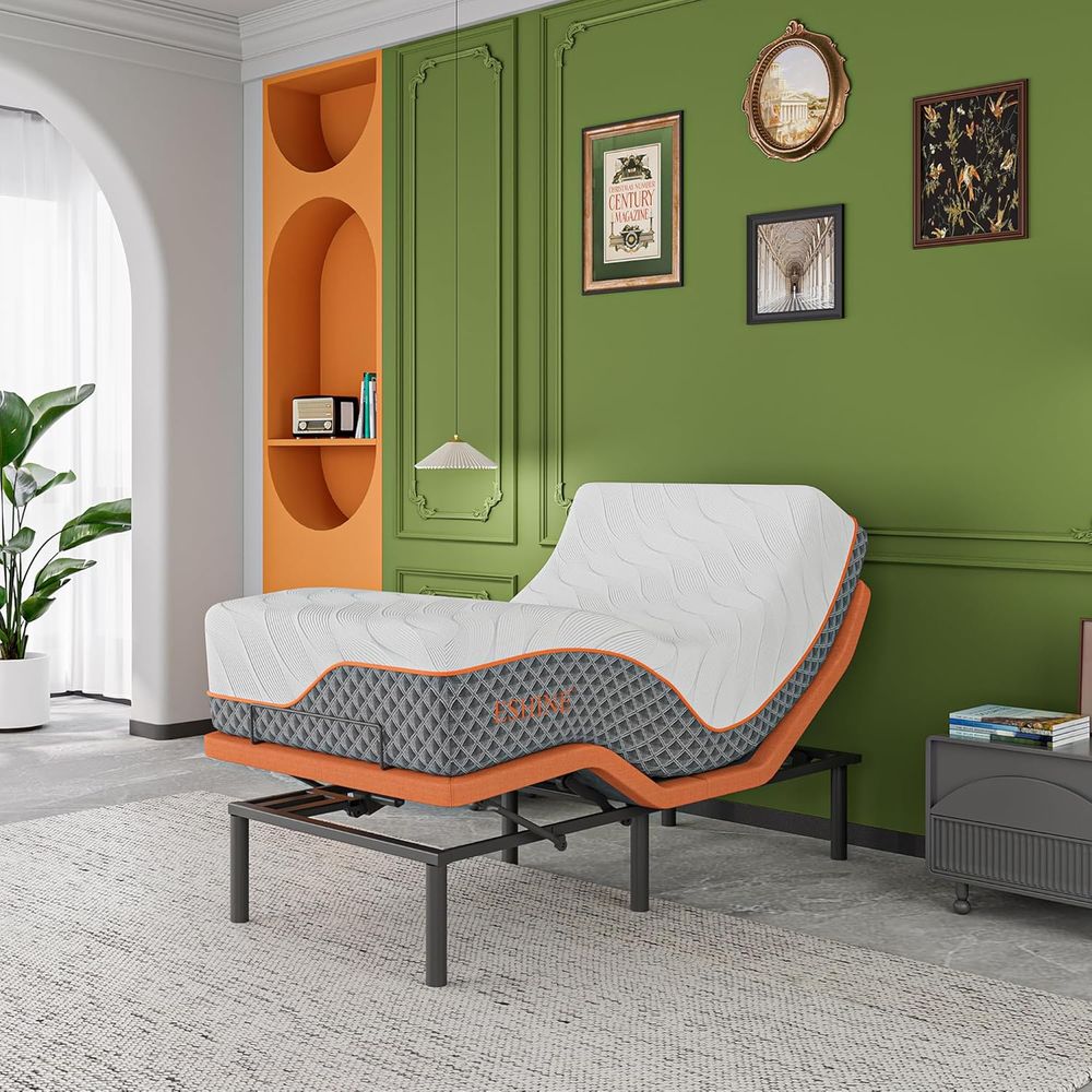 Smart Home Xl - Adjustable Twin XL Bed with 14