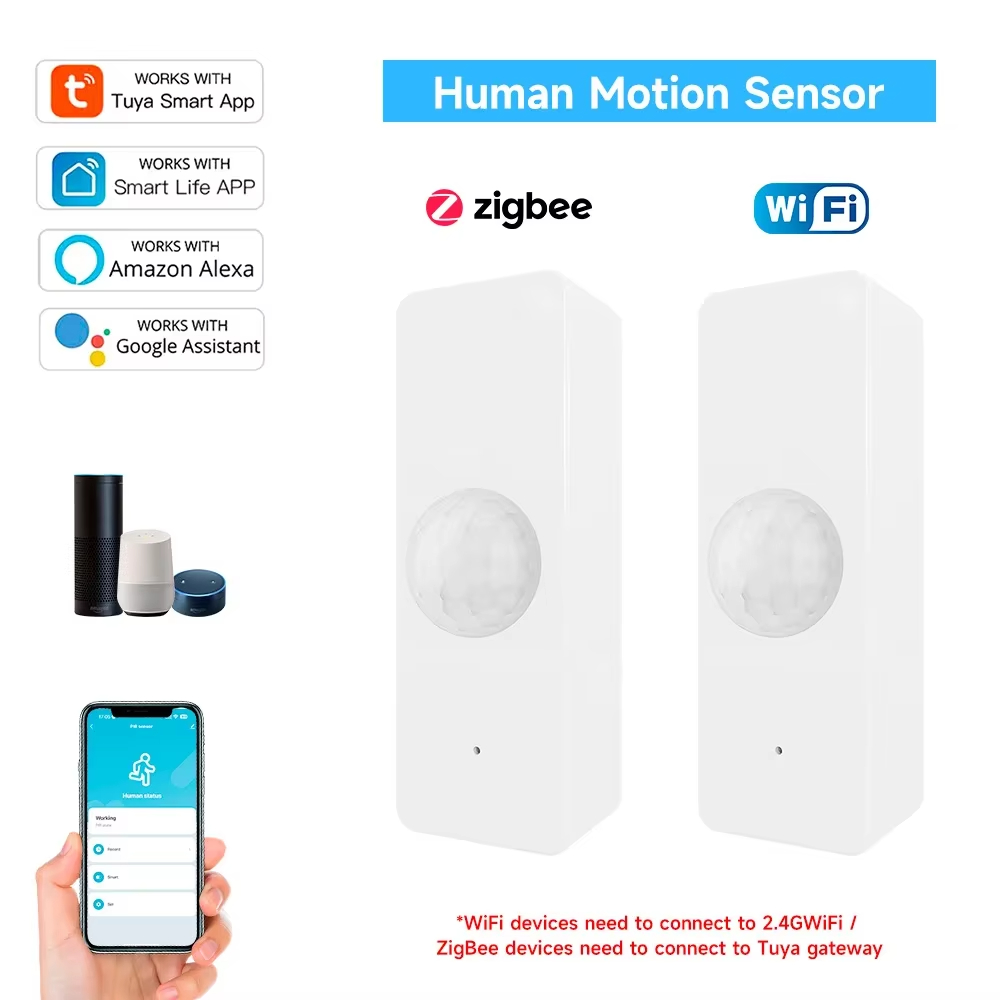 Smart Home Yale - Tuya WiFi Zigbee PIR Motion Sensor