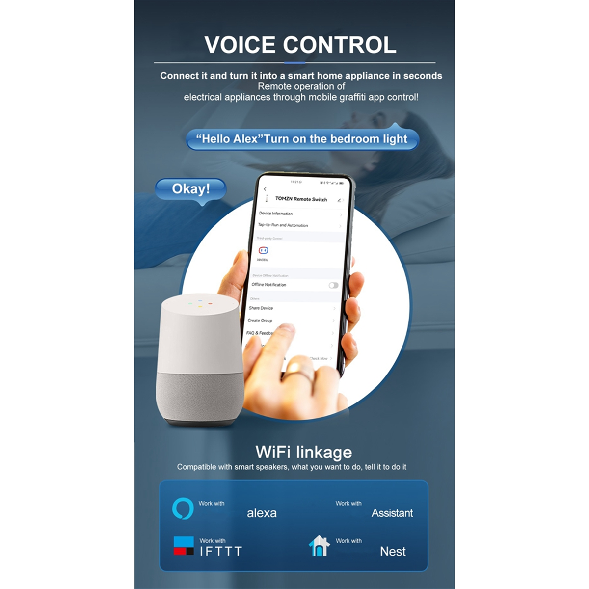 Tuya Smart Switch - ABMO TOB9S-VAP TUYA 63A 1P+N WIFI