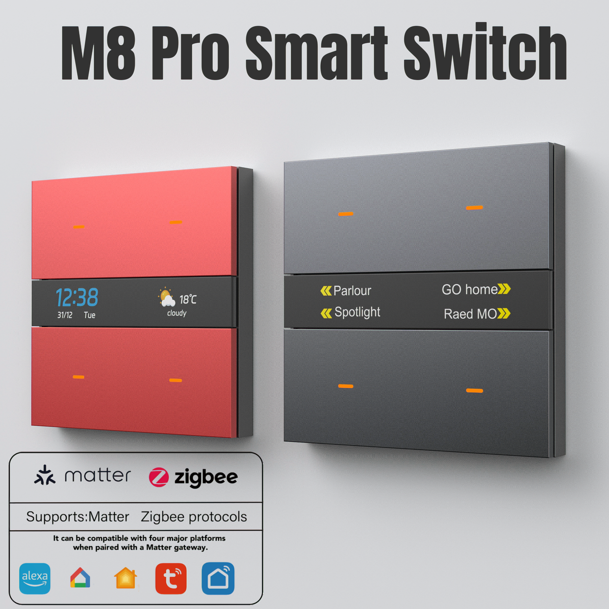 Zigbee Gateway - M8Pro Tuya Smart Switch & Zigbee