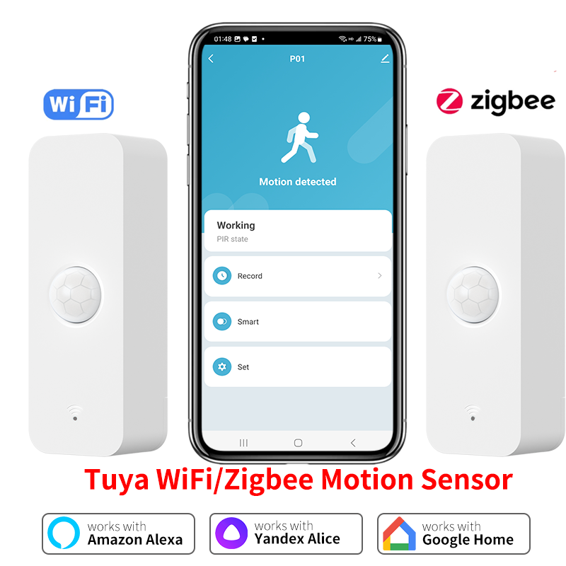 Smart Home Yale - Tuya WiFi Zigbee PIR Motion Sensor
