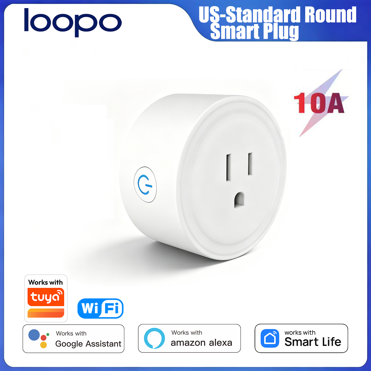 Tuya WiFi US Round 10A Smart P - Smart Home Yale 리뷰 및 가격