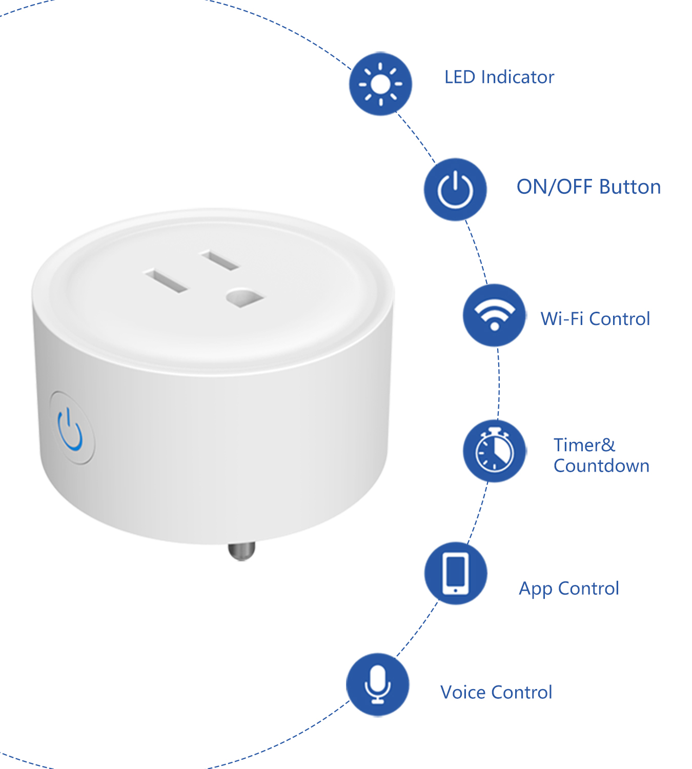 Tuya WiFi US Round 10A Smart P - Smart Home Yale 리뷰 및 가격