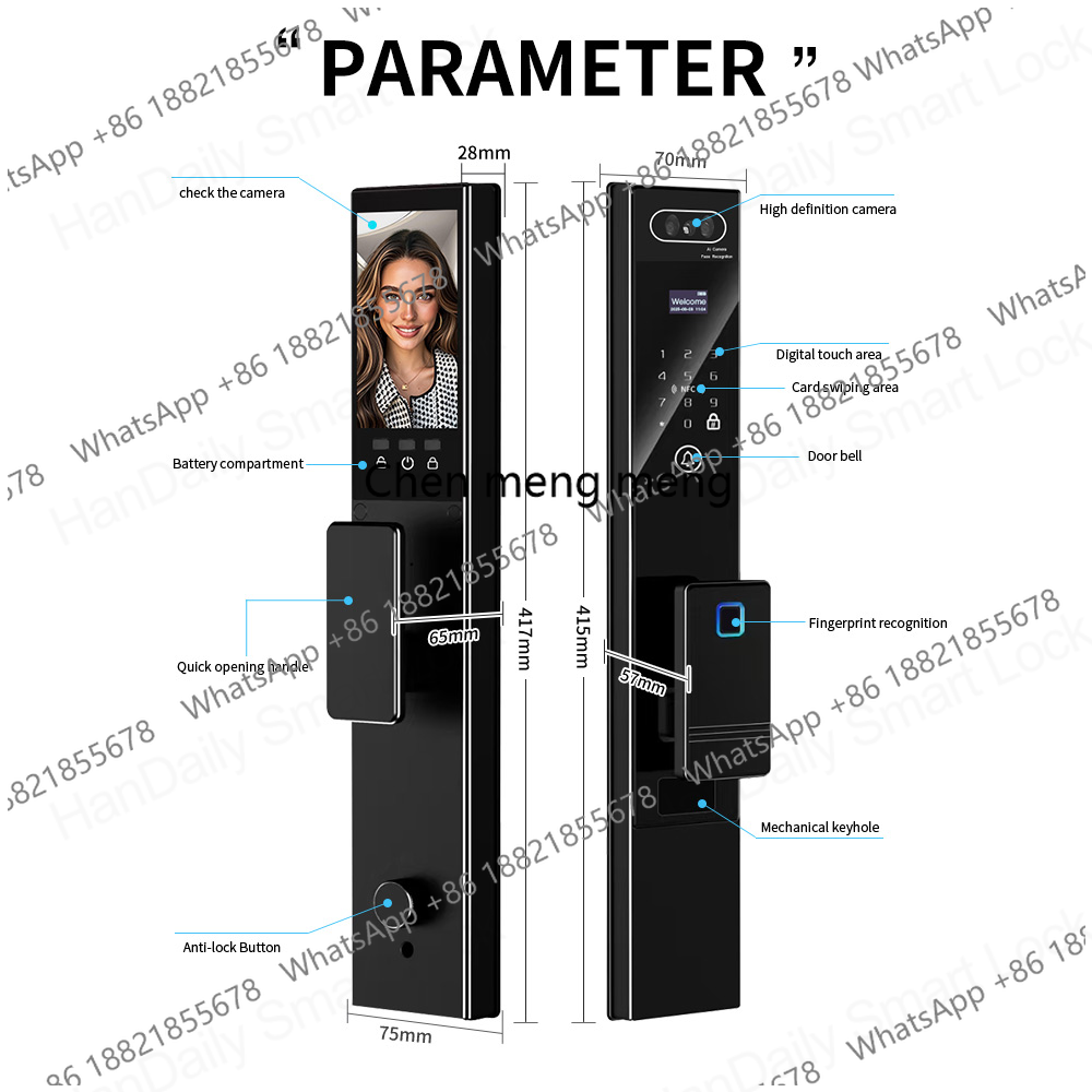 Handaily Fingerprint Video Int - Smart Home Video Doorbell Installation 리뷰 및 가격