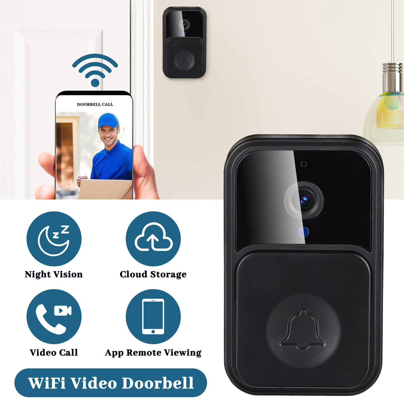Wireless Video Doorbell Smart  - Smart Home Video Doorbell Installation 리뷰 및 가격
