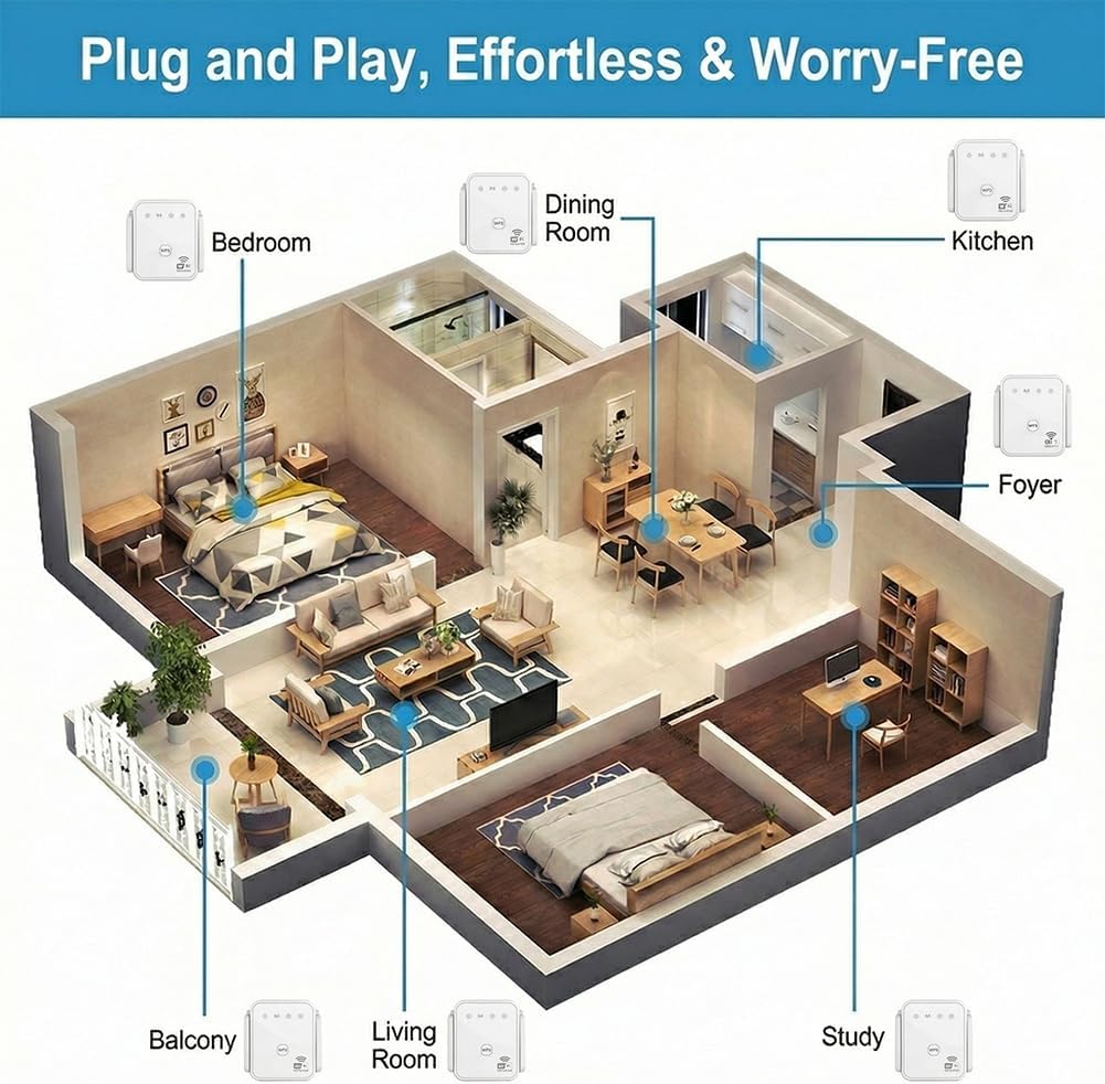 2026 New WiFi Repeater 300Mbps - Smart Home Network 리뷰 및 가격