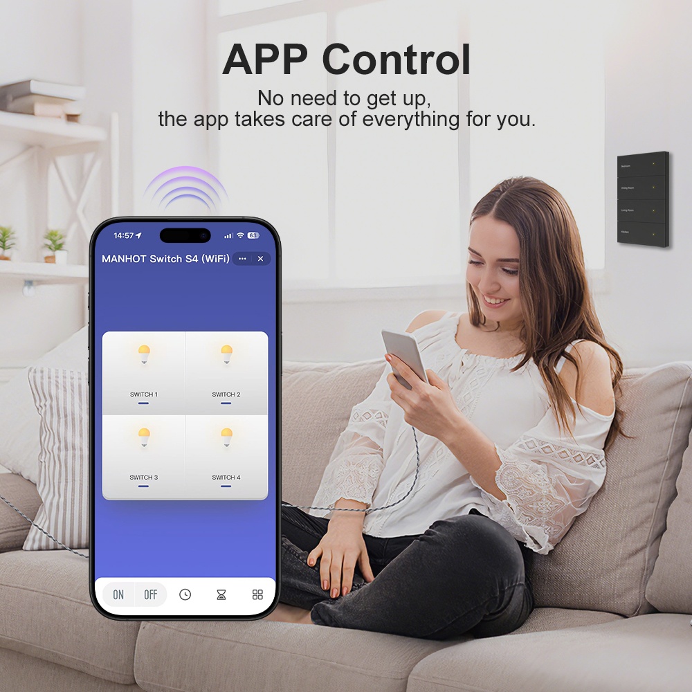 Manhot DIY Name Switch Zigbee  - Smart Home Diy 리뷰 및 가격