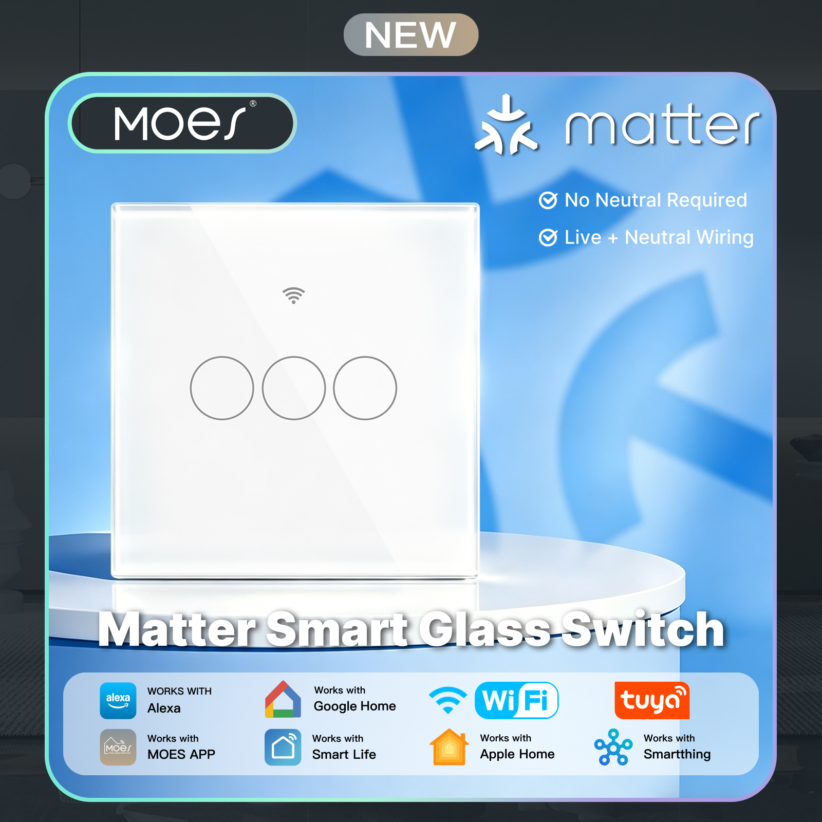 MOES Matter WiFi Smart Light S - Smart Home Hub Apple 리뷰 및 가격