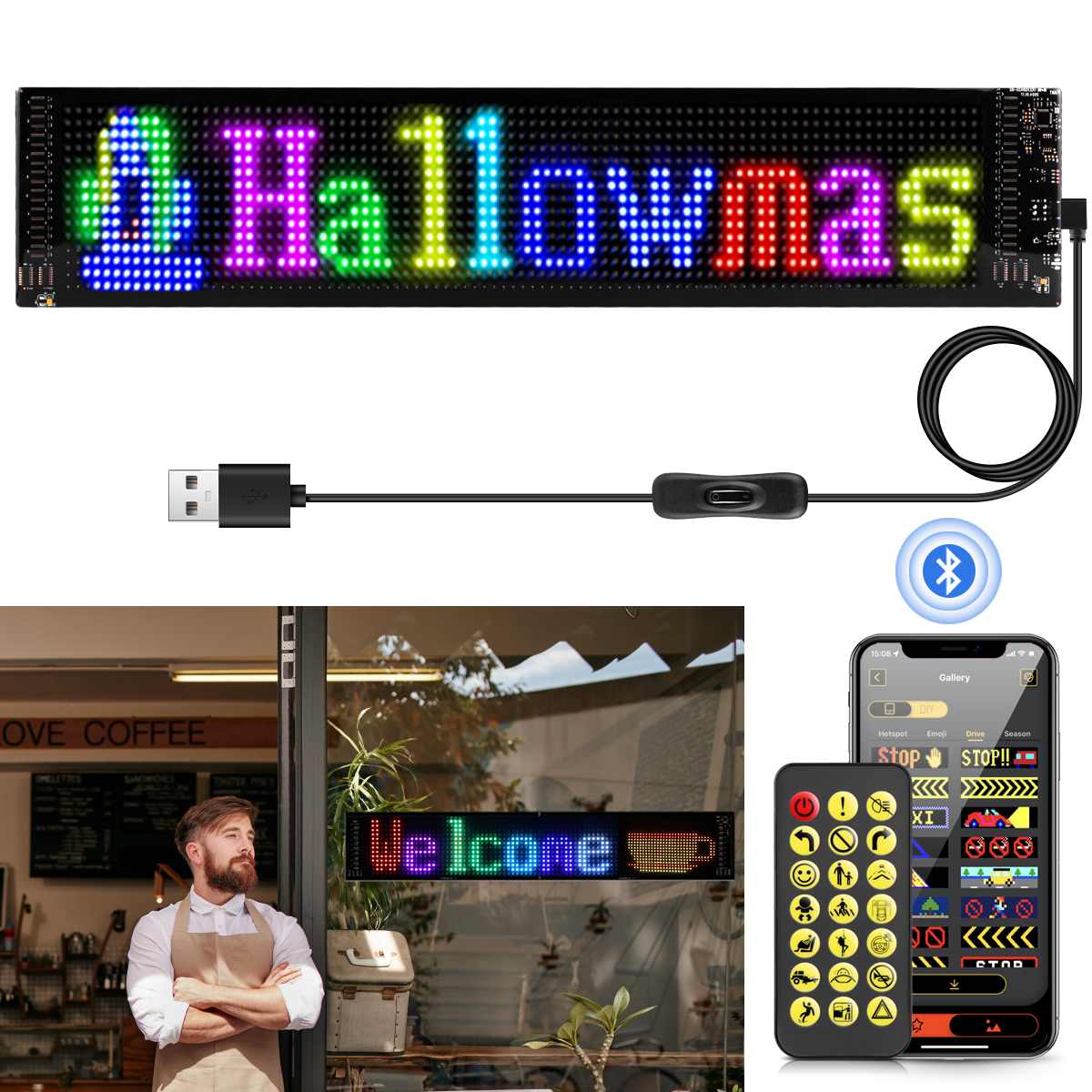 5V USB Flexible LED Panel Ligh - Smart Home App 리뷰 및 가격