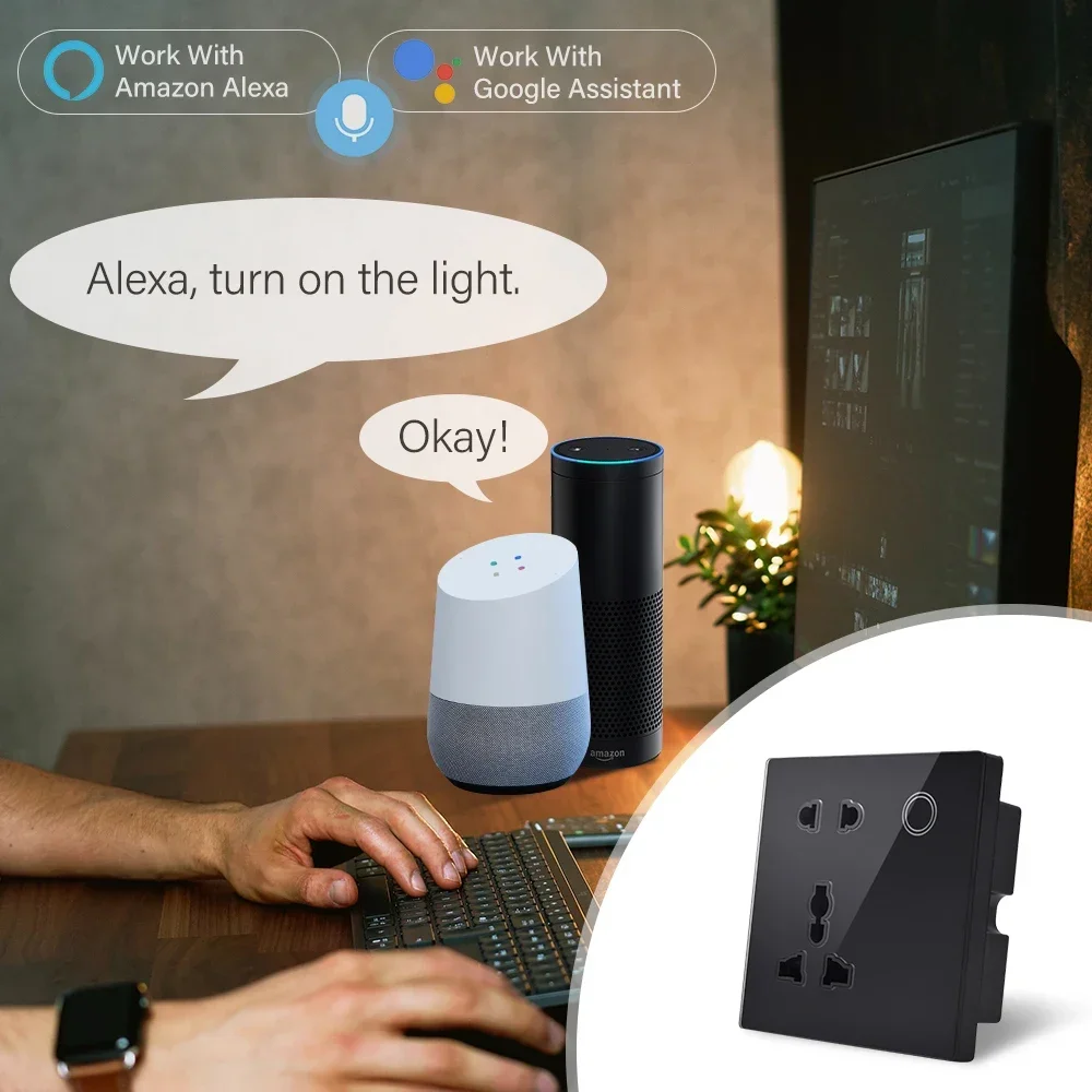 Customized Smart WiFi Wall Soc - Smart Home Yale 리뷰 및 가격