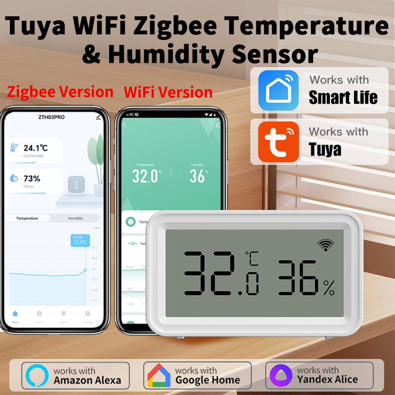 Tuya Zigbee WiFi Thermometer H - Smart Home App 리뷰 및 가격