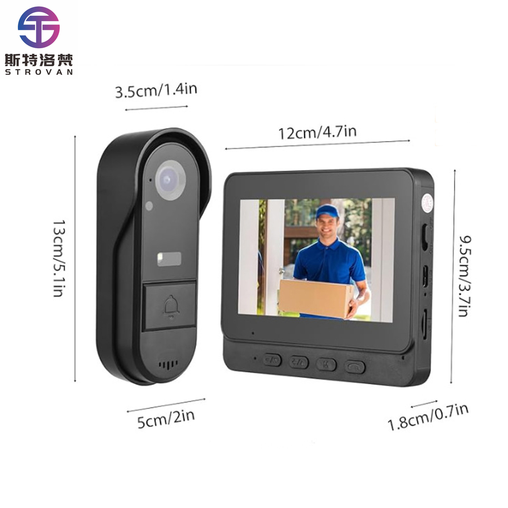 4.3-Inch Smart Doorbell  Syste - Smart Home Video Doorbell Installation 리뷰 및 가격
