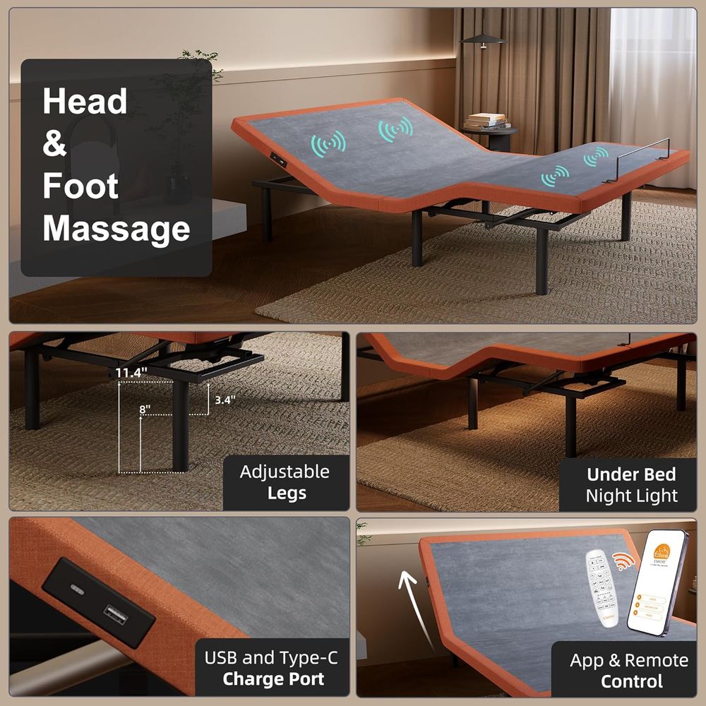 Adjustable Twin XL Bed with 14 - Smart Home Xl 리뷰 및 가격