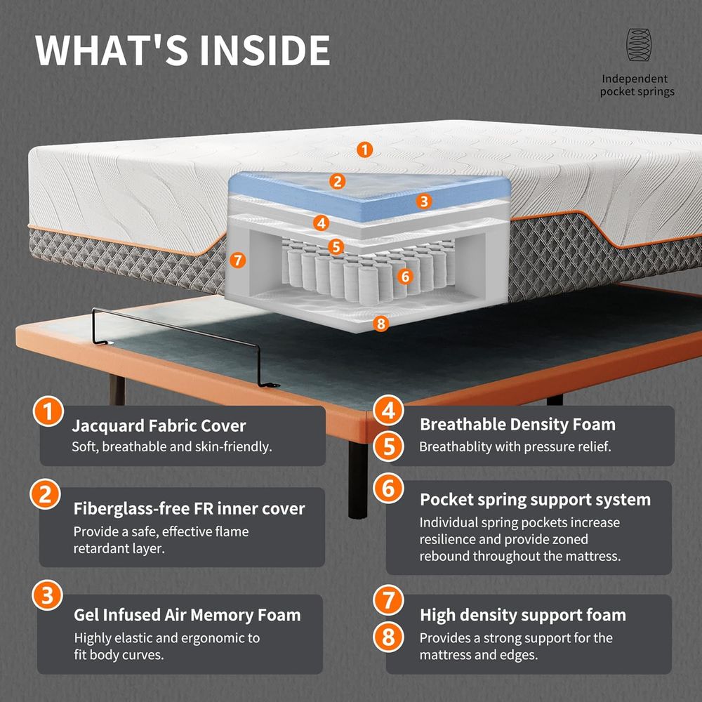 Adjustable Twin XL Bed with 14 - Smart Home Xl 리뷰 및 가격