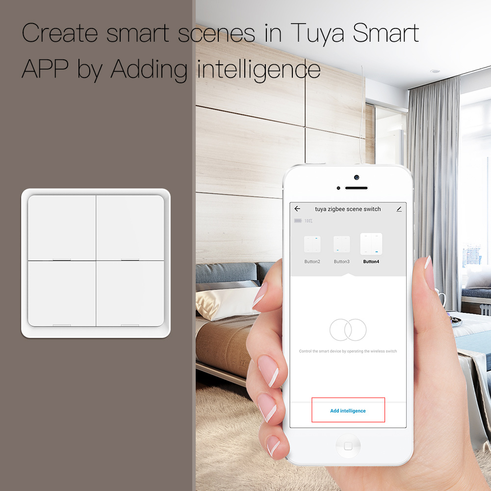 MOES ZigBee Wireless 12 Scene  - Tuya Smart Switch 리뷰 및 가격