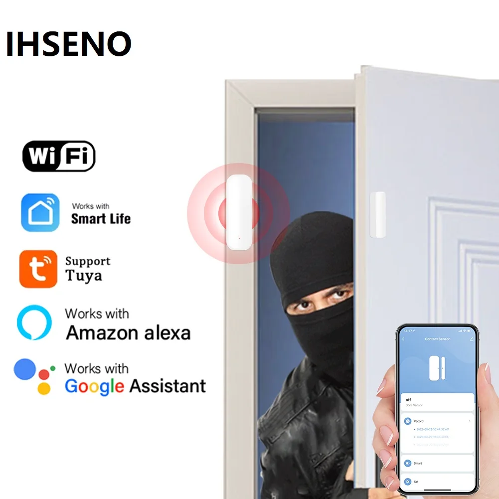 iHseno Tuya WiFi Door Sensor W - Smart Home For Windows 리뷰 및 가격