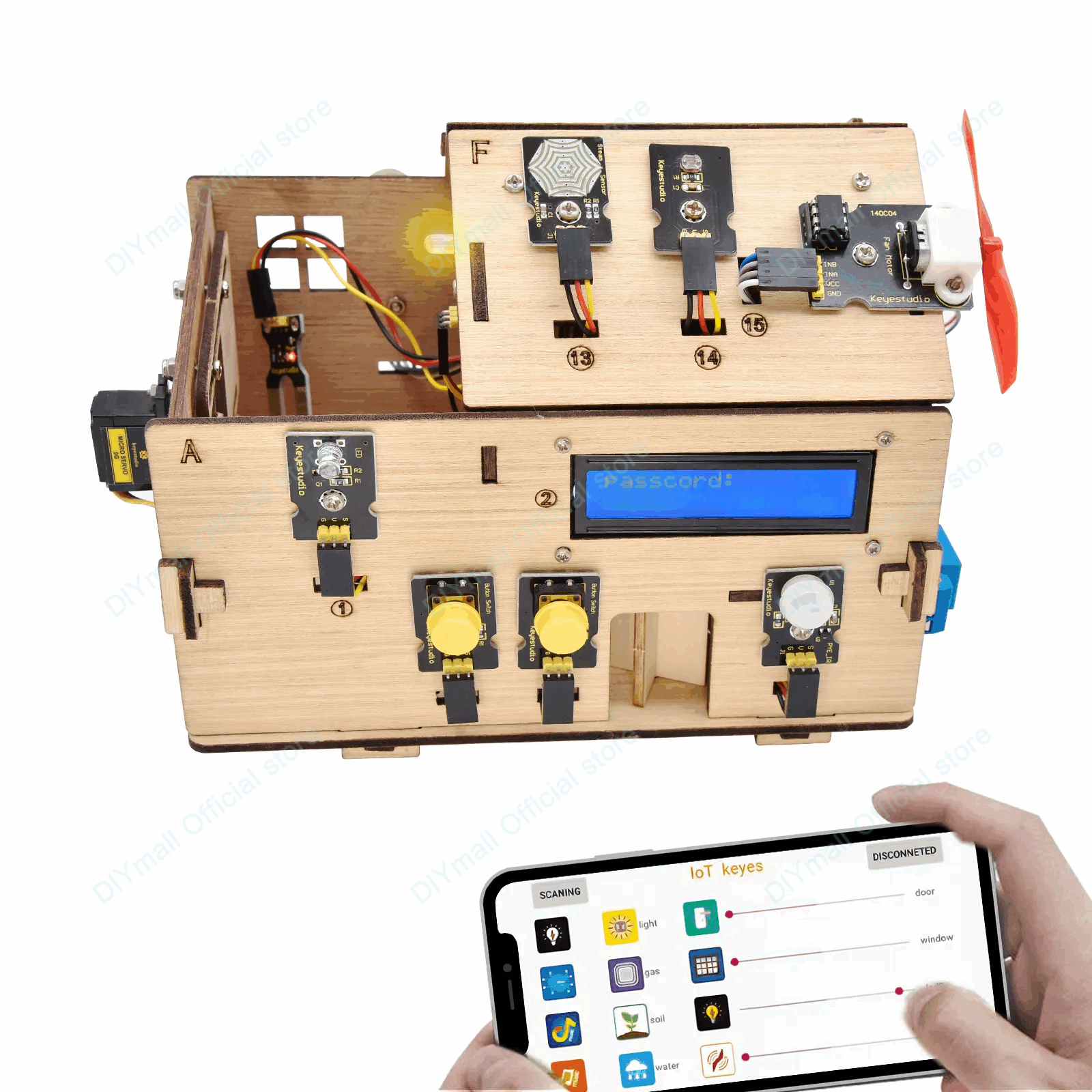 Keyestudio Smart IoT Home Kit  - Smart Home Diy 리뷰 및 가격