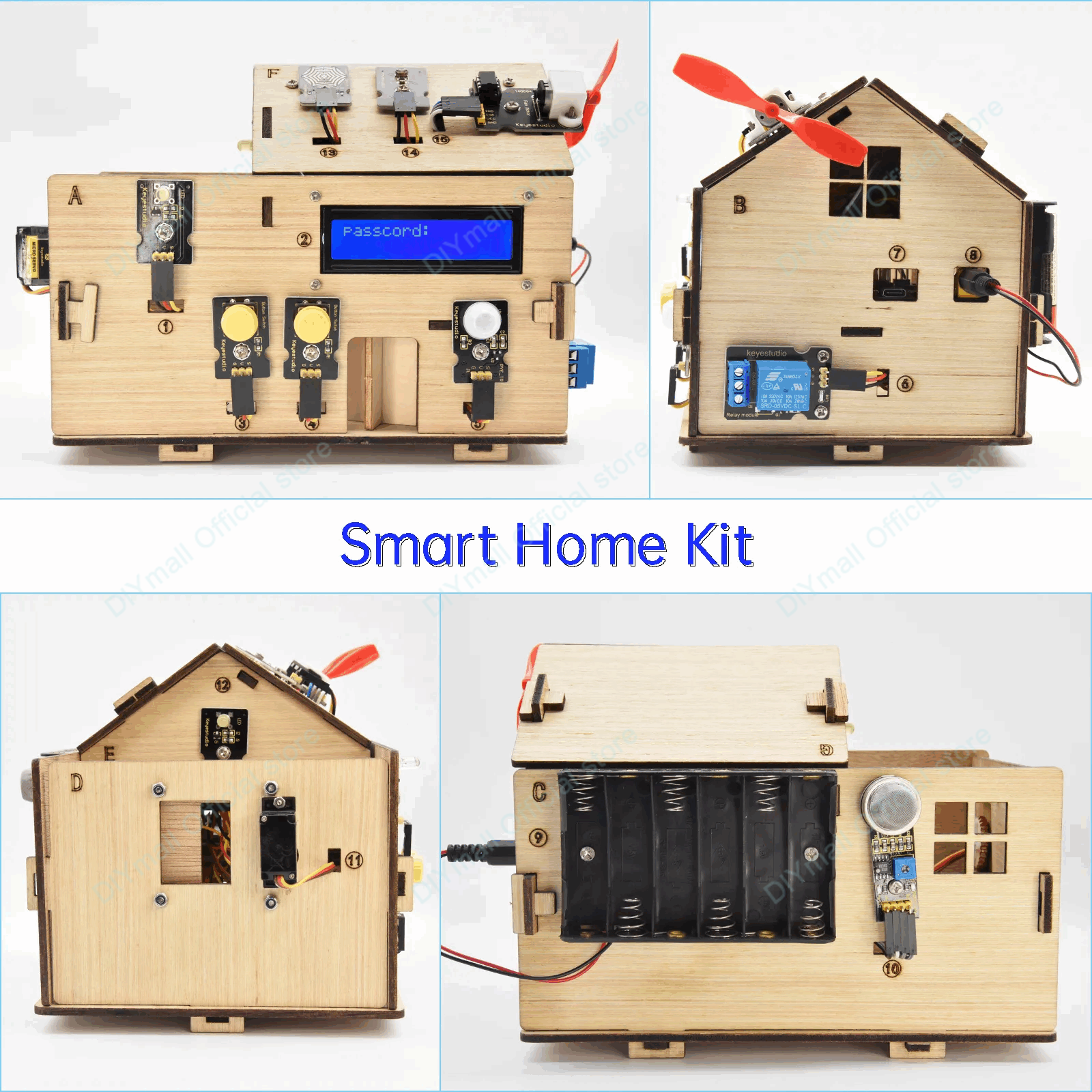 Keyestudio Smart IoT Home Kit  - Smart Home Diy 리뷰 및 가격