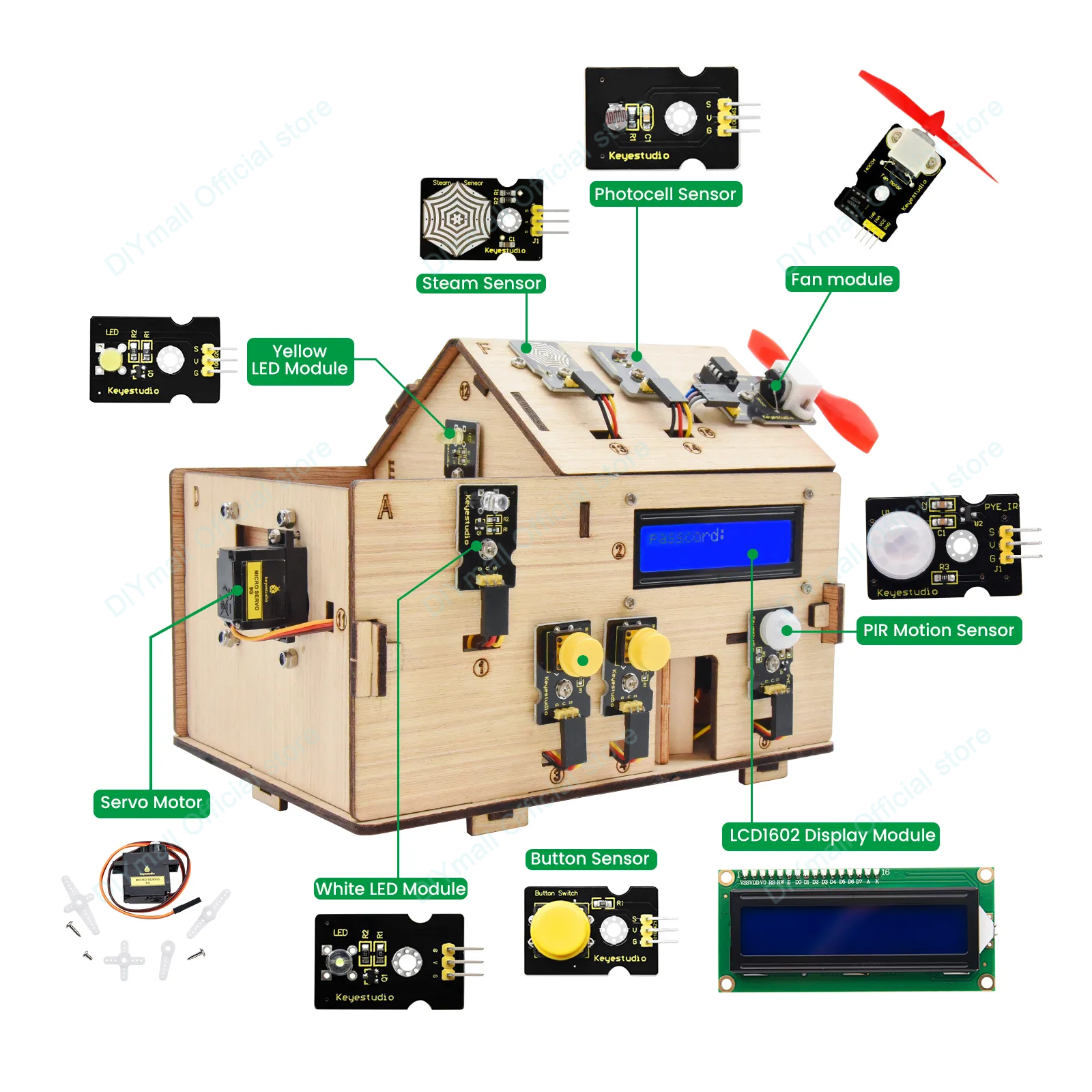Keyestudio Smart IoT Home Kit  - Smart Home Diy 리뷰 및 가격