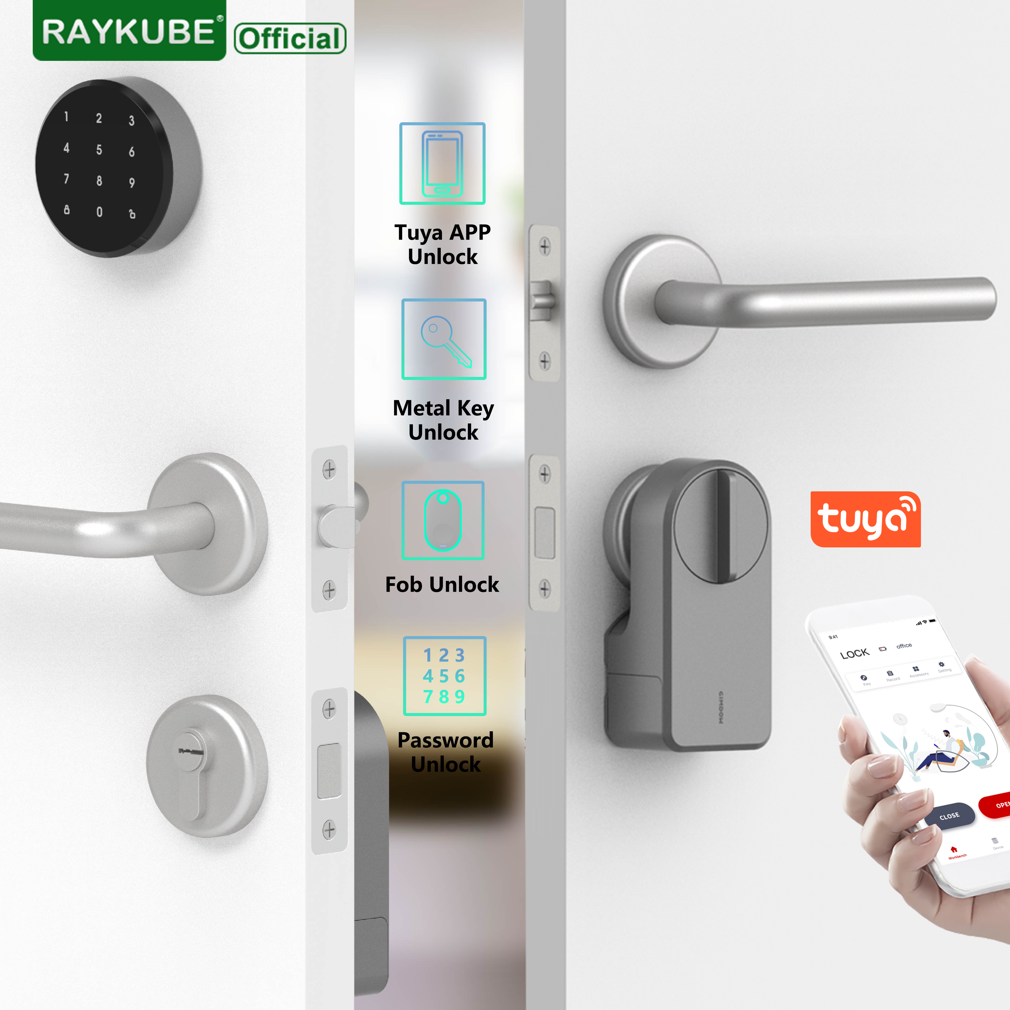RAYKUBE A1 Pro Tuya BEL Smart  - Smart Home Lock 리뷰 및 가격