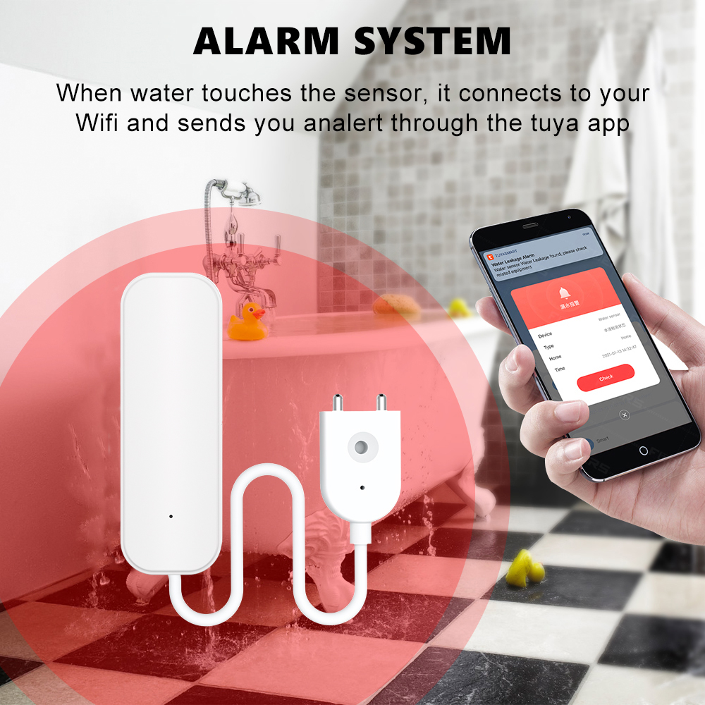 WiFi/Zigbee Water Sensor Tuya  - Smart Home Network 리뷰 및 가격