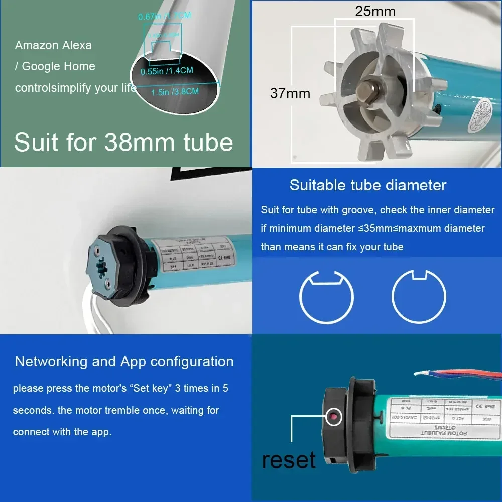 SZMYQ 25mm 2N Tuya Smart Curta - Smart Home App 리뷰 및 가격