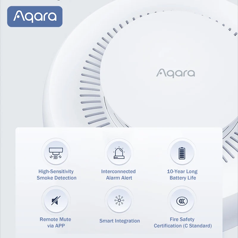 Aqara Matter Smoke Detector Se - Smart Home Hub Apple 리뷰 및 가격