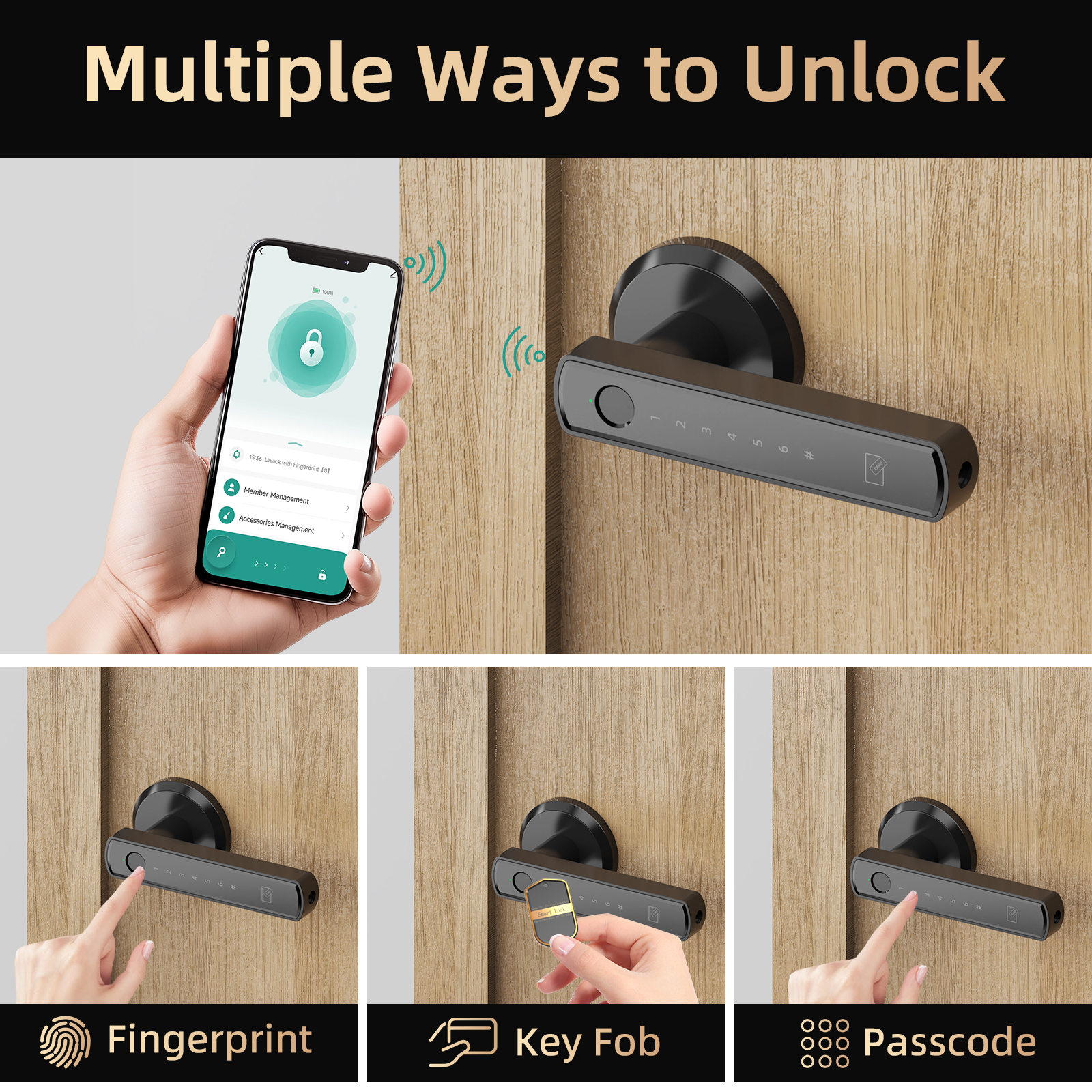 Viladepot Handle Shaped Smart  - Smart Home Lock 리뷰 및 가격