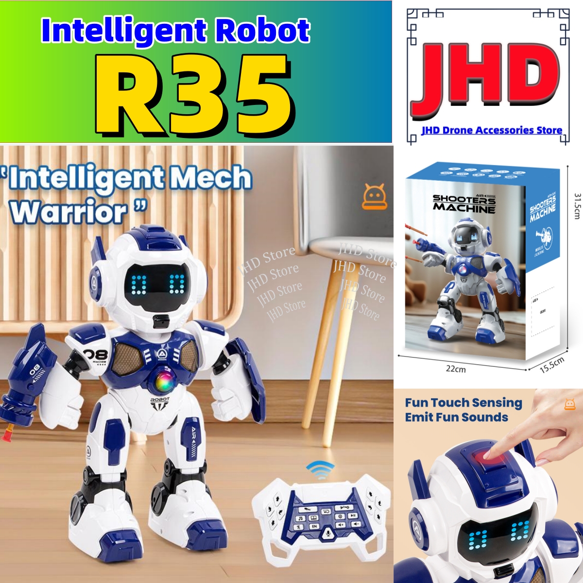 JHD For 2025 New JJRC R35 RC R - Smart Home Robot 리뷰 및 가격