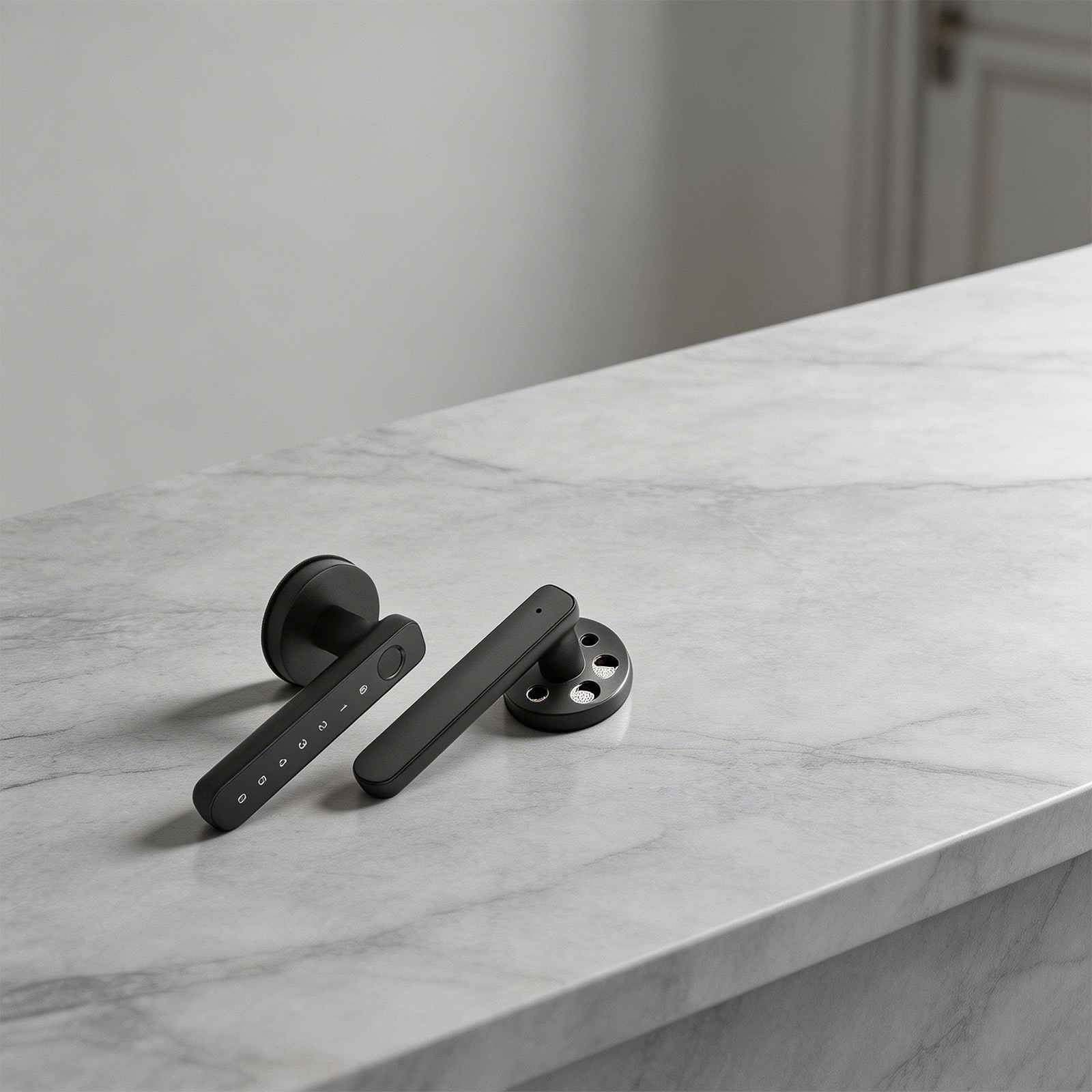 Smart Handle Lock with Fingerp - Smart Home Design 리뷰 및 가격