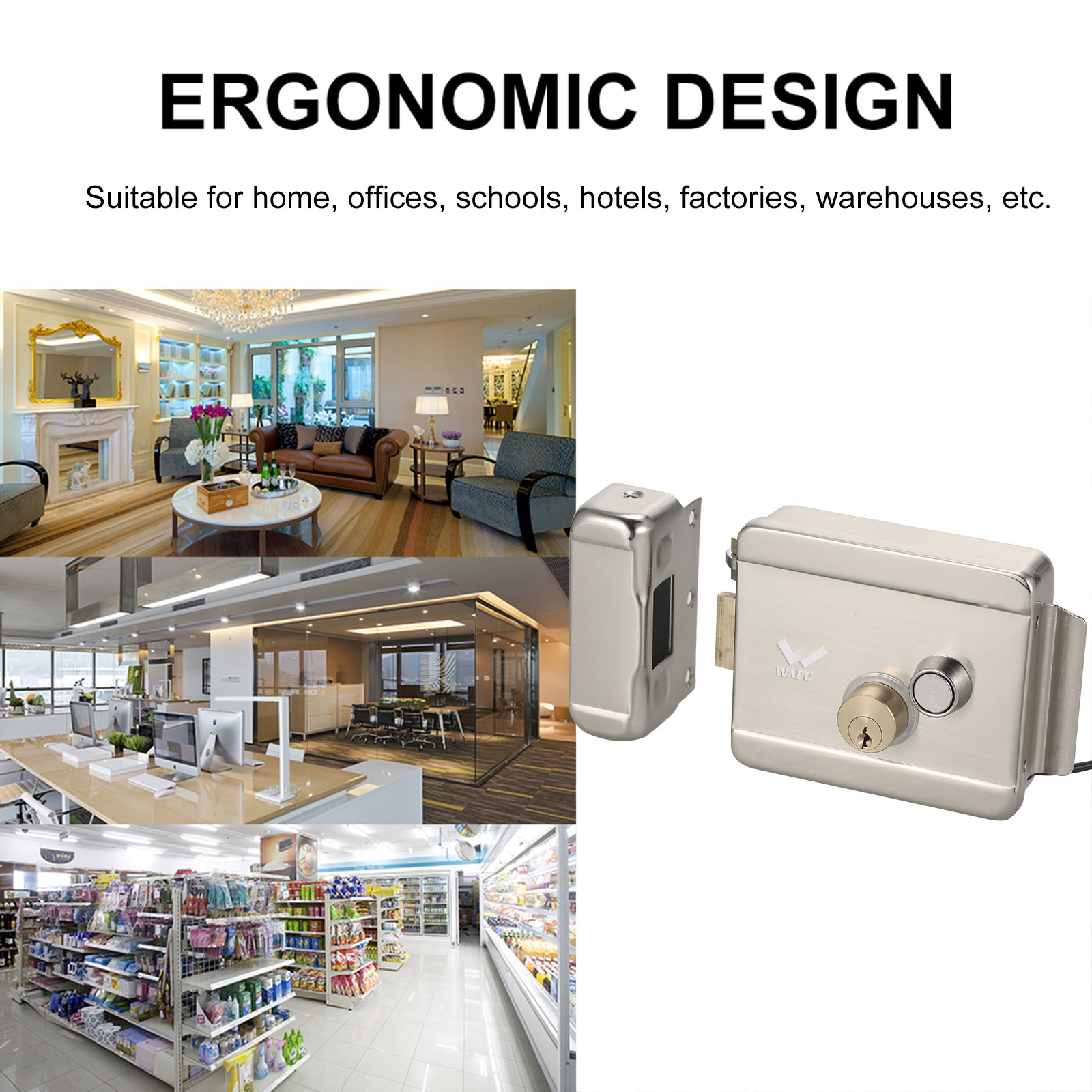 WAFU Smart Electric Gate Door  - Smart Home Lock 리뷰 및 가격