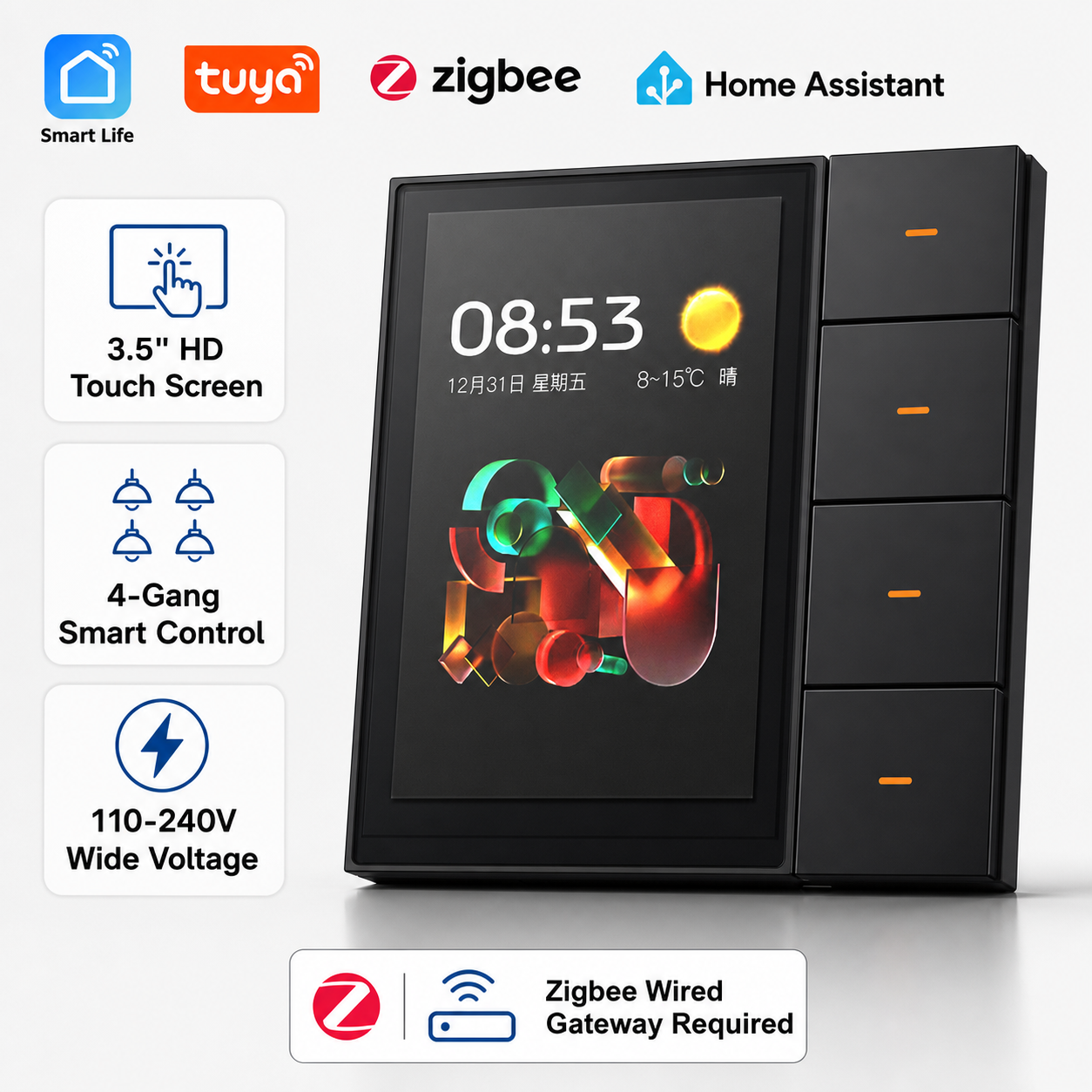 F3-pro Tuya Smart Panel ZigBee - Smart Home Display 리뷰 및 가격