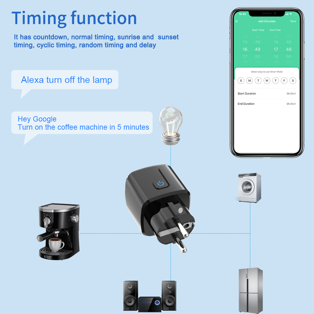Tuya Smart Socket  WiFi Remote - Smart Home Yale 리뷰 및 가격