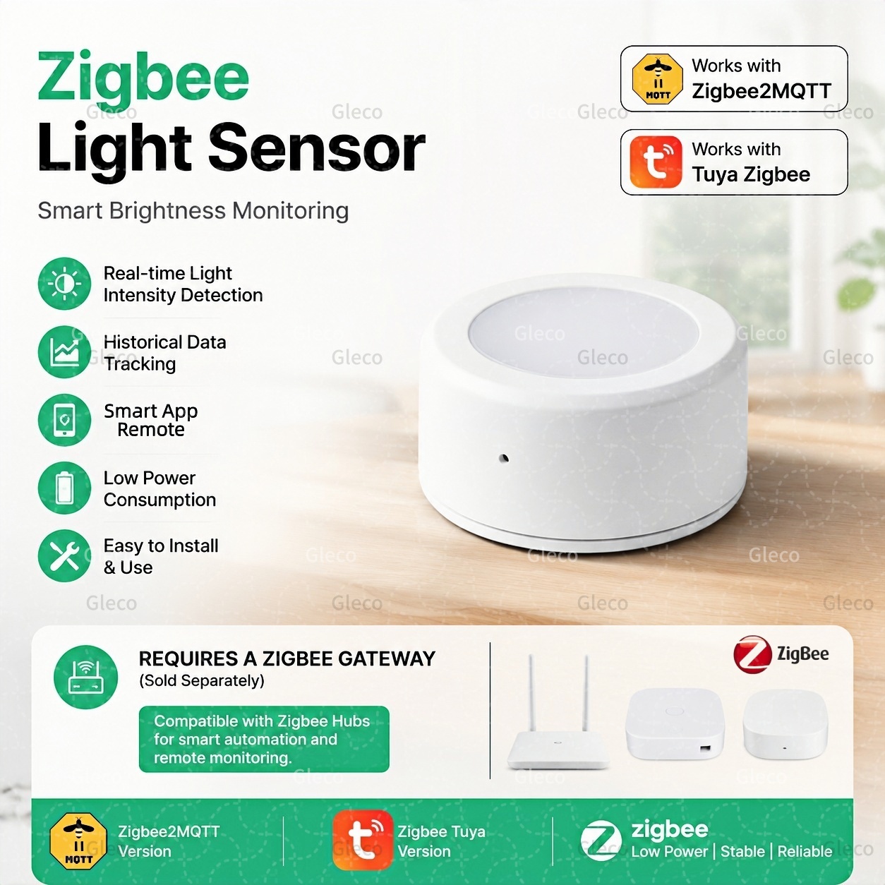 ZigBee Luminance Light Sensor  - Zigbee Gateway 리뷰 및 가격
