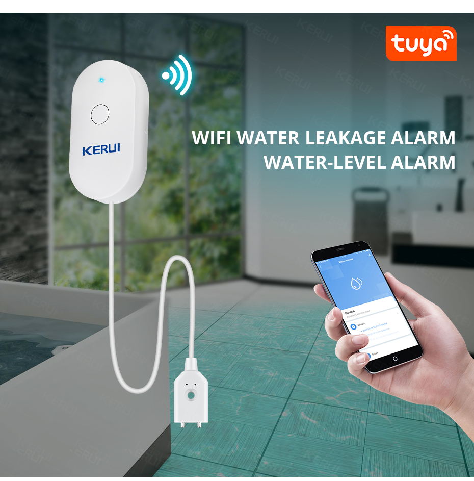 KERUI Smart  WiFi Water Sensor - Smart Home Network 리뷰 및 가격