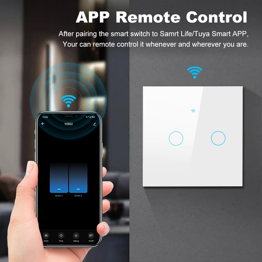 1 2 3 4 Gang WiFi RF 433mhz To - Tuya Smart Switch 리뷰 및 가격