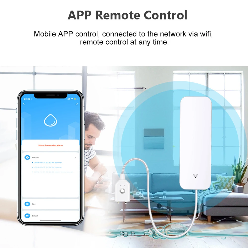 Tuya WiFi Zigbee Water Sensor  - Smart Home Network 리뷰 및 가격