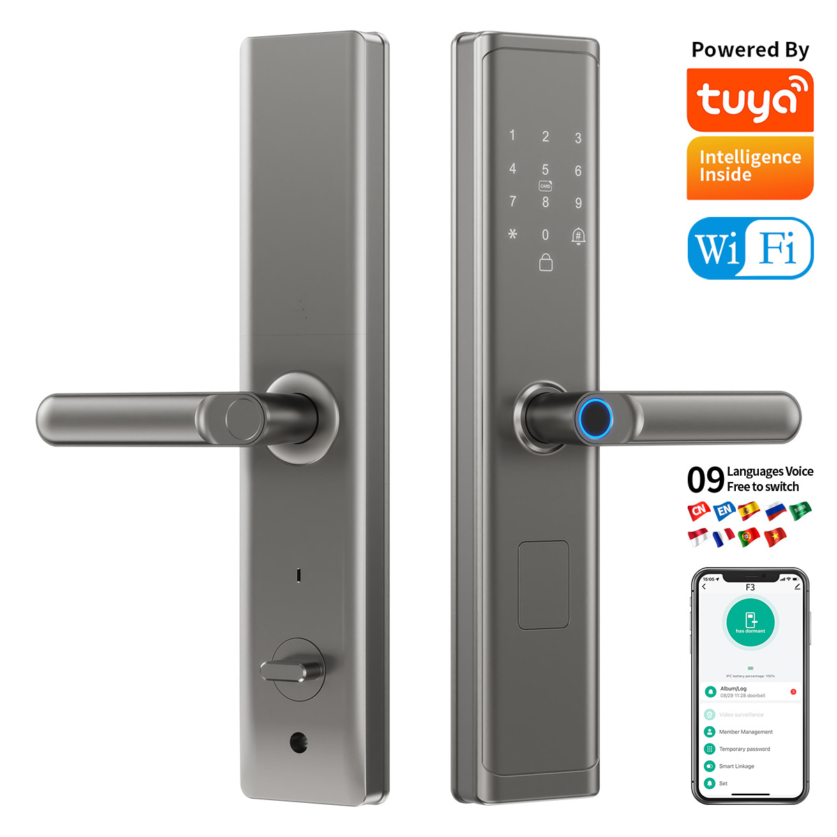 Tuya Wifi TTlock App Fingerpri - Smart Home Lock 리뷰 및 가격