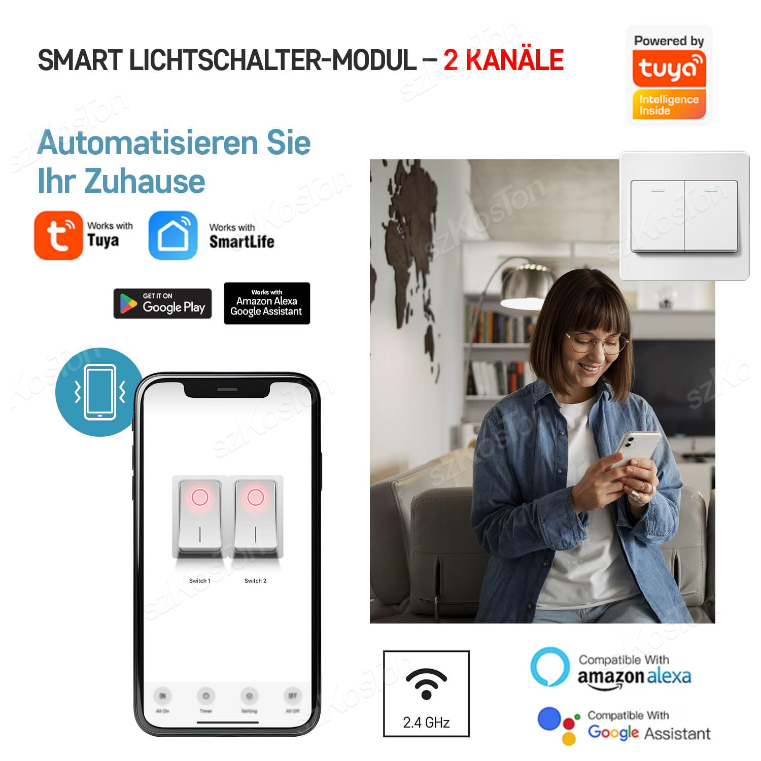 16A Tuya WiFi Smart Switch Mod - Smart Home Diy 리뷰 및 가격