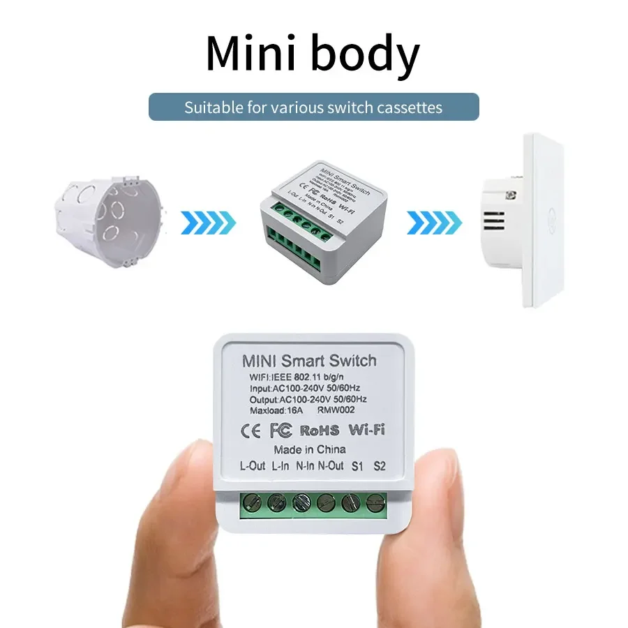Smart WiFi Switch Breaker 16A/ - Smart Home Diy 리뷰 및 가격