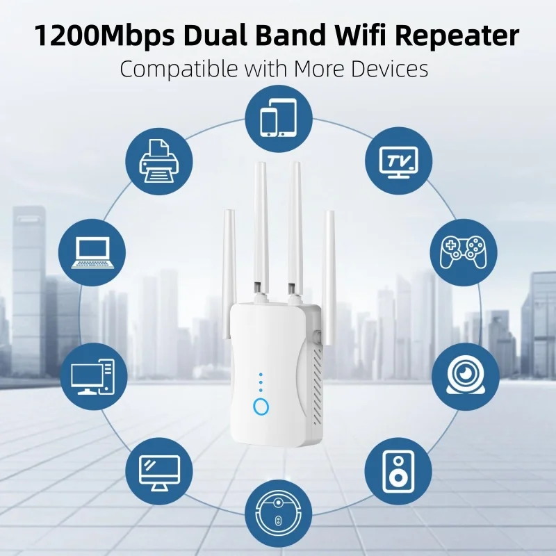 1200Mbps Dual Band WiFi Repeat - Smart Home Network 리뷰 및 가격