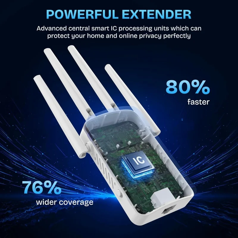 1200Mbps Dual Band WiFi Repeat - Smart Home Network 리뷰 및 가격