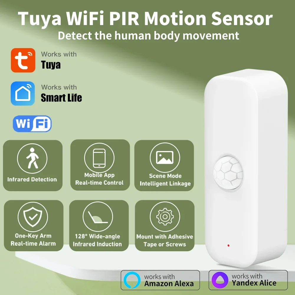 Tuya WiFI Zigbee PIR Motion Se - Smart Home Diy 리뷰 및 가격
