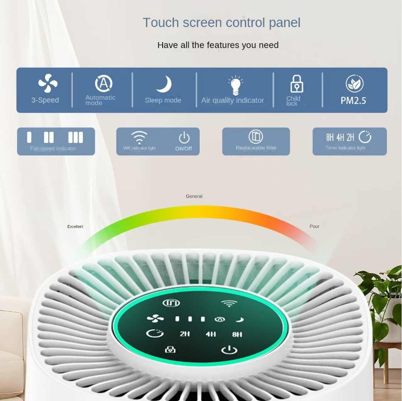 Smart Home Air Purifier with A - Smart Home App 리뷰 및 가격