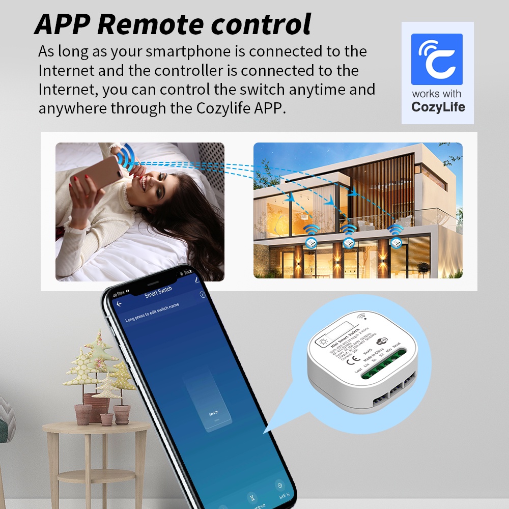 Sixwgh Smart WIFI Switch Compa - Smart Home Hub Apple 리뷰 및 가격