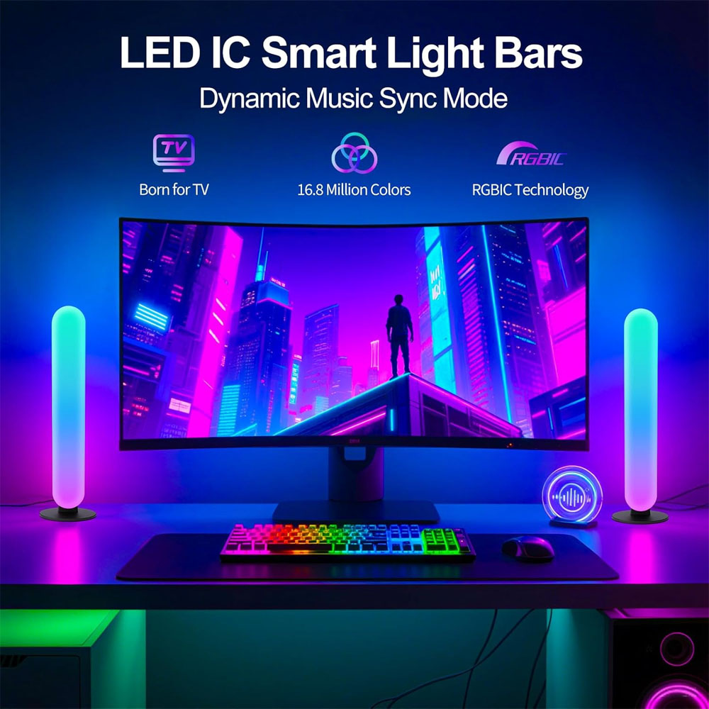 1/2/3Pcs Smart LED Light Bar,1 - Smart Home App 리뷰 및 가격