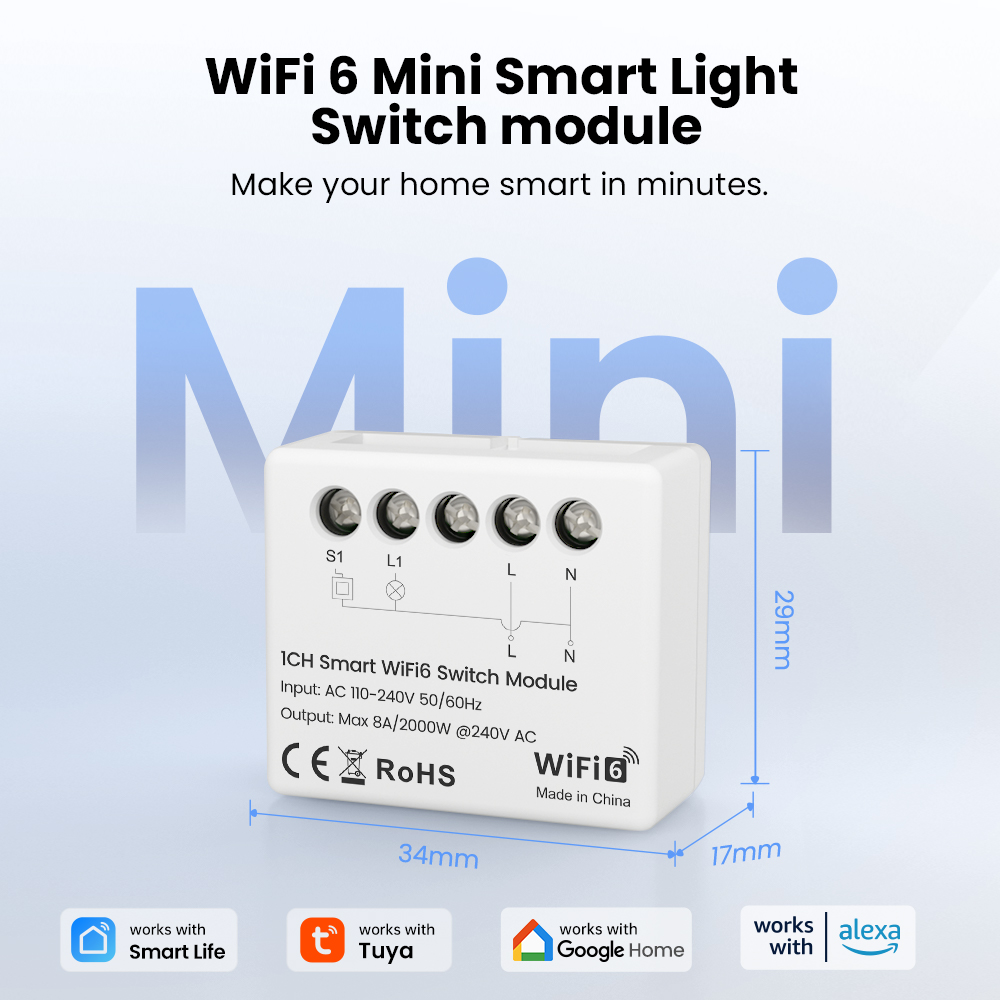 AVATTO Tuya WiFi 6 Mini Smart  - Smart Home Diy 리뷰 및 가격