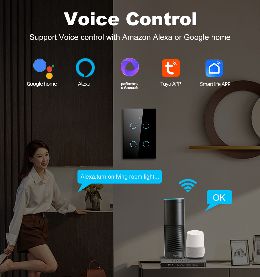 Tuya Smart Life Wifi+Bluetooth - Smart Home Design 리뷰 및 가격