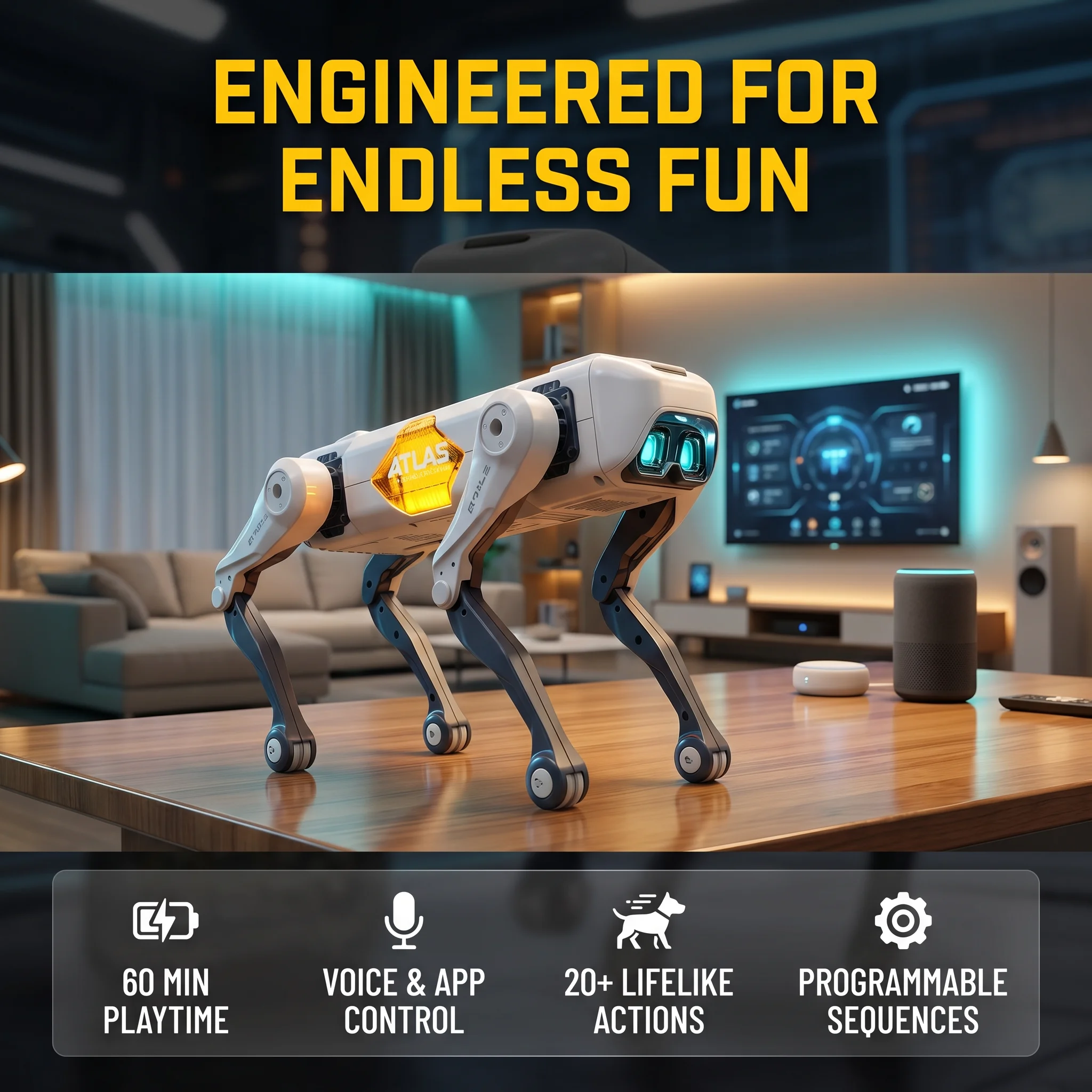 AI Smart Robot Dog, Voice & AP - Smart Home App 리뷰 및 가격