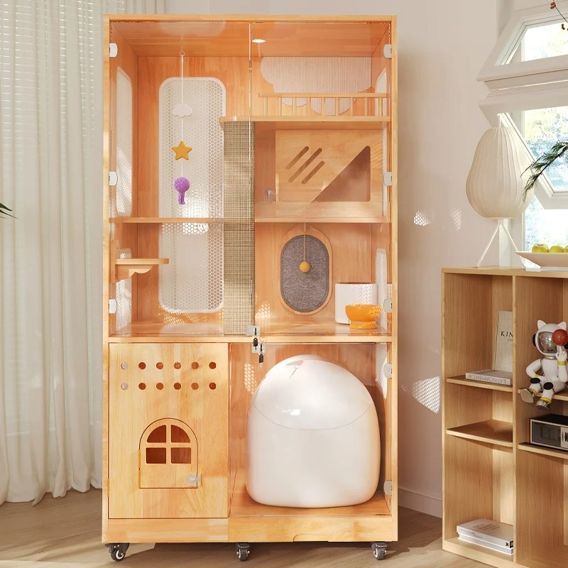 XL solid wood cat villa can pu - Smart Home Xl 리뷰 및 가격